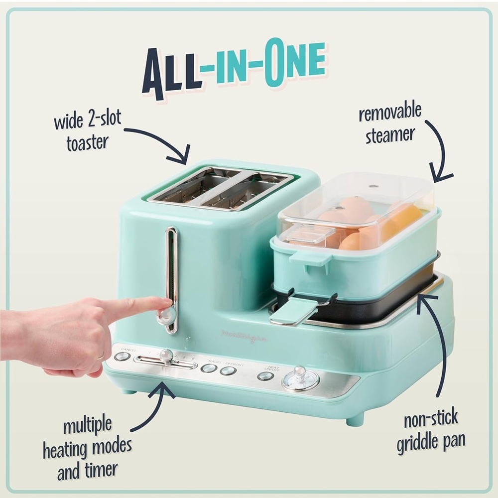 Nostalgia Classic Retro 3-in-1 Breakfast Station used, great condition. - Picture 17 of 17